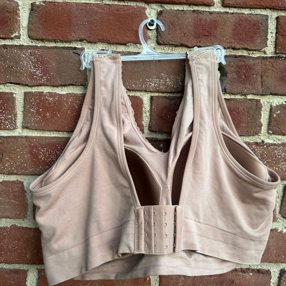 Breezies Plus Size Comfort Breeze Bra 3X Wirefree NEW - Picture 4 of 6